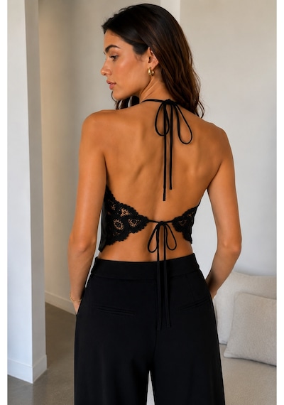 Verymoda Dantel Detaylı Bluz BEYAZ