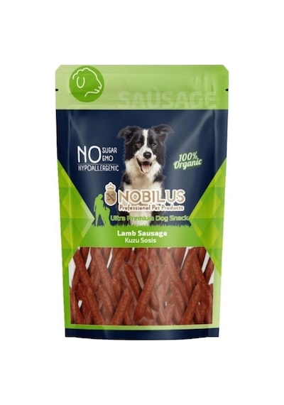 Nobılus Kuzu Sosis Köpek Ödül Maması 80g