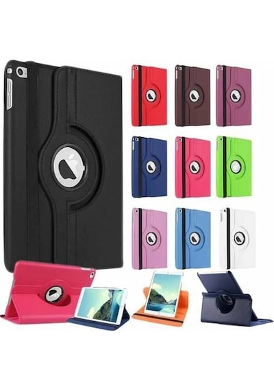 Apple Uyumlu iPad, 6.Nesil Kılıf 2018 9,7 A1893,A1954,A1822 360Dönerli Stantlı (465001139)