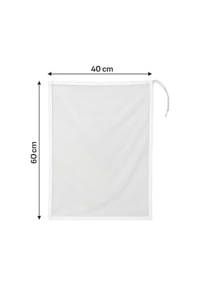 Çamaşır Yıkama Filesi,%100 Polyester File, Beyaz, 60x40 Cm, 2&apos Li Set, Ayakkabı Ve Kıyafet İçin Diğer
