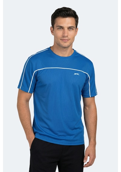 Slazenger Revıve Erkek Saks Mavi Tişört