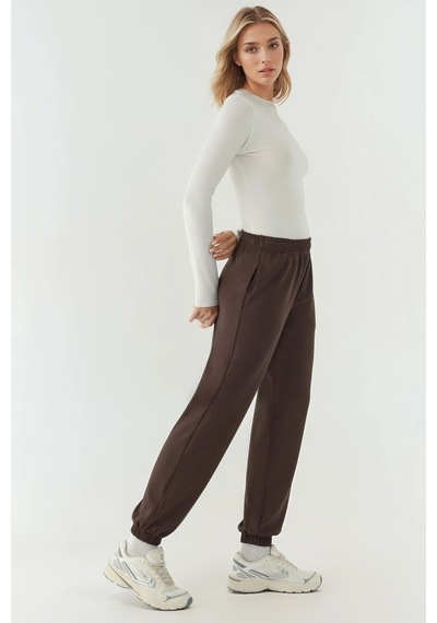 Hiccup Esnek Bel Modal Touch Jogger Pantolon Kahve Kahvesi