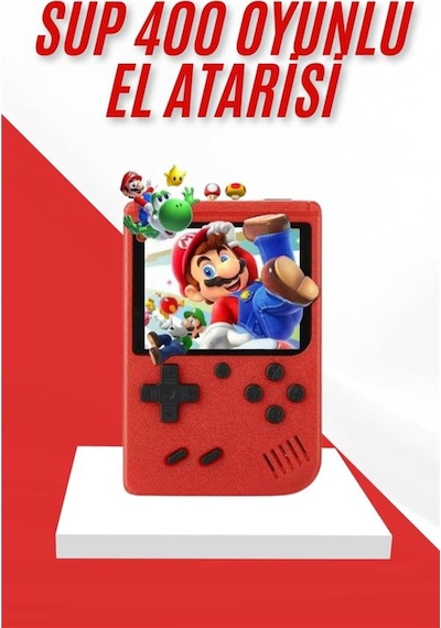 Nostalji Oyunlu Mini Atari Gamebox 400 Oyunlu El Atarisi -