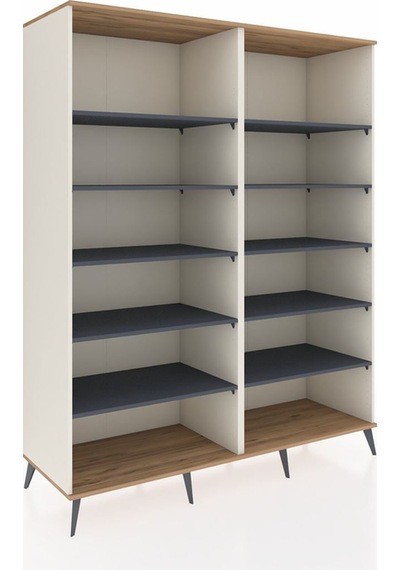 Kronos Gardrop 10 Raflı 176x59x221 Aytaşı-çam/antrasit Çam/antrasit Kronos Gardrop 10 Raflı 176x59x221 Aytaşı-çam/antrasit Çam/antrasit