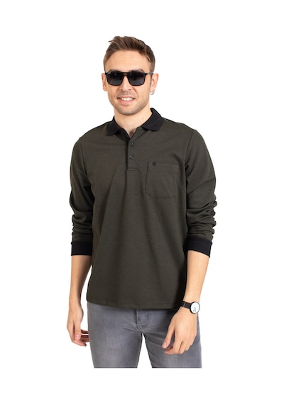 Erkek Orta Yaş ve Üzeri Polo Yaka Cepli Uzun Kollu Fitilli Mevsimlik Sweatshirt 1219-Haki Yeşili-Haki Yeşili Haki Erkek Orta Yaş ve Üzeri Polo Yaka Cepli Uzun Kollu Fitilli Mevsimlik Sweatshirt 1219-Haki Yeşili-Haki Yeşili Haki