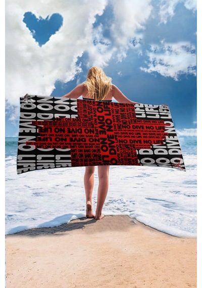 No Dive No Life Towel