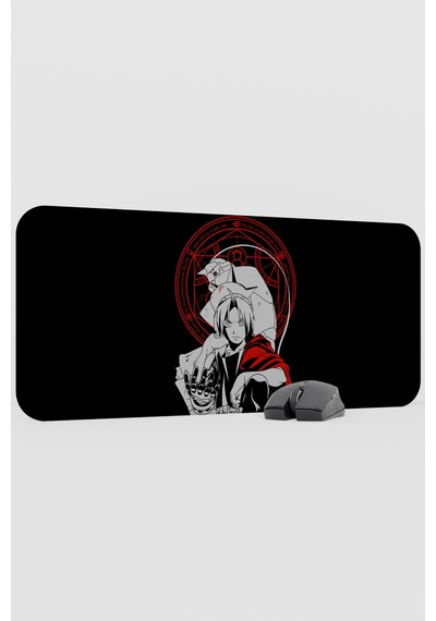 Fullmetal Alchemist Anime V5 - 70x30 Xl Gaming Kauçuk Kaymaz Taban Mouse Pad Fare Altlığı