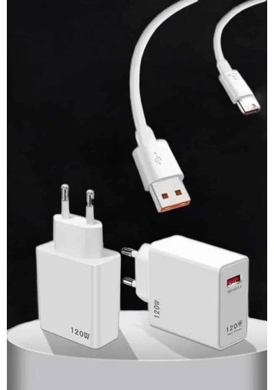Typec 120w Şarj Aleti Hızlı Şarj Turbo
