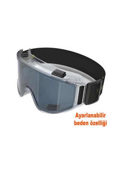 Tr İş Güvenlik Gözlüğü Kaynak Koruyucu Gözlük S550 Füme