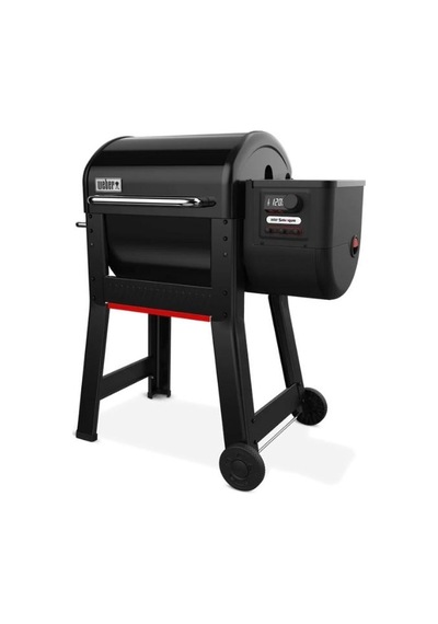 Weber 1500810 Smoque 22 Peletli Dumanlı Barbekü / Smoker-197 Siyah
