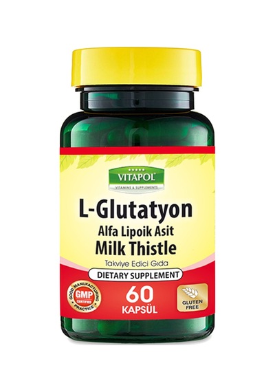 Vitapol L-Glutatyon Alfa Lipoik Asit Milk Thistle 60 Kapsül