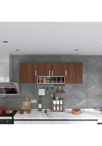 Kenzlife hazır mutfak packey cvz 060*180*22 mutfak banyo dolabı kapaklı raflı