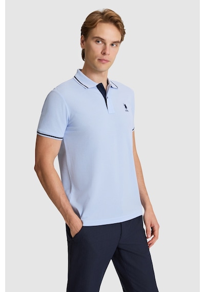 U.S. Polo Assn. U.s. Polo Assn. Erkek Açık Mavi Tişört Basic 50326975-vr003 Acık Mavı