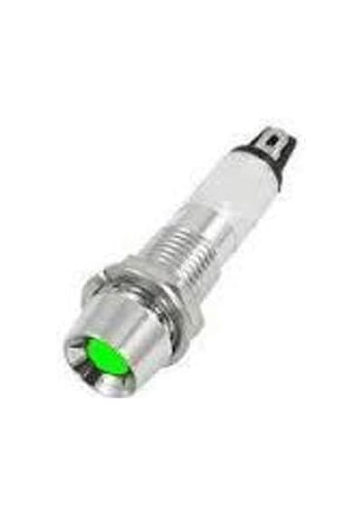 Ic-225 Sinyal Lambası 8mm Metal 220v - Yeşil