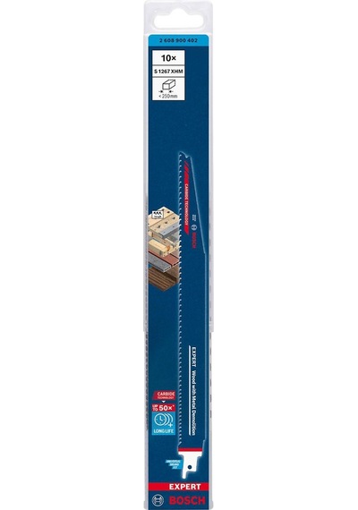 Bosch Expert S 1267 Xhm Ahşap-metal 300 Mm 10'lu Panter Testere 2608900402