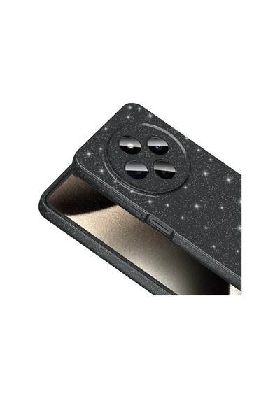 Xiaomi Redmi 14c 4g Kılıf Kamera Korumalı Simli Silikon Üstün Koruma Cherena Gümüş