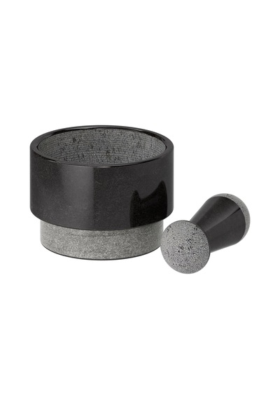 Ikea Ädelsten Mermer Tokmaklı Havan 14 Cm Siyah