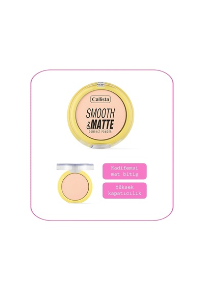 Smooth & Matte Compact Powder Mat Bitişli Toz Pudra - 32 Warm Sand Diğer