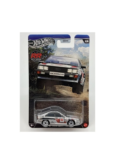 Silver Series Rally Racers 87 Audi Quattro Diecast Model Araba Çok Renkli