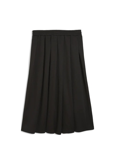 Puma T7 Midi Pleated Skirt Siyah Kadın Etek