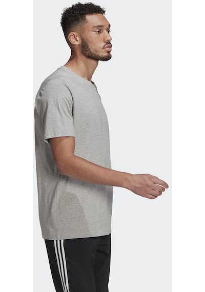 Essentials Embroidered Logo Tişört Gri 001