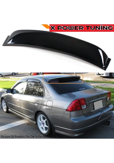 Honda Civic 2005.2006 Sedan Plastik Cam Üstü Spoon Spoyler