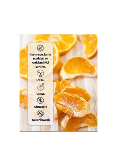 %100 Natural Air-dried Mandalina Kurusu, Katkısız Koruyucusuz Sağlıklı Atıştırmalık - 100g