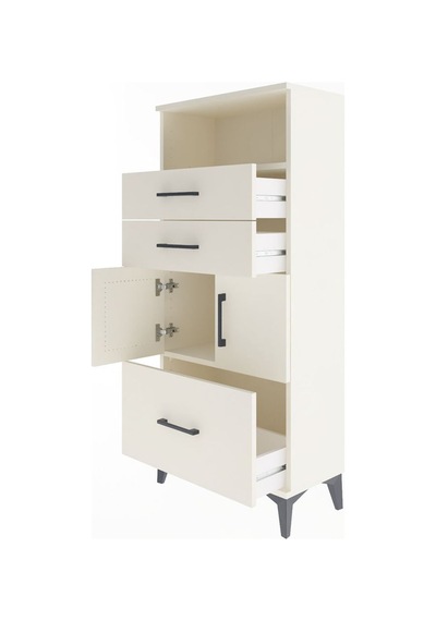 Arges Dolap 2 Raflı 3 Çekmeceli 2 Kapaklı 60x30x134 Aytaşı-ay... Aytaşı