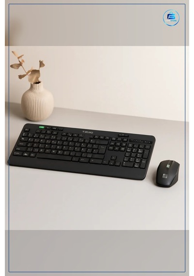 Klavye Mouse Seti Kablosuz Usb Sessiz Türkçe Q Nano Alıcılı Ev Of Optik