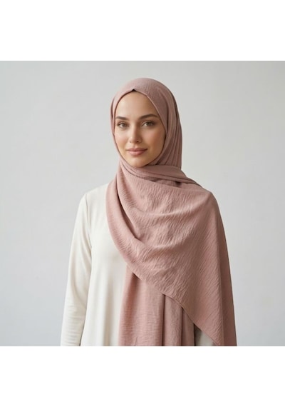 İpekçe Şal Caz 70 190 Cappuccino Rengi