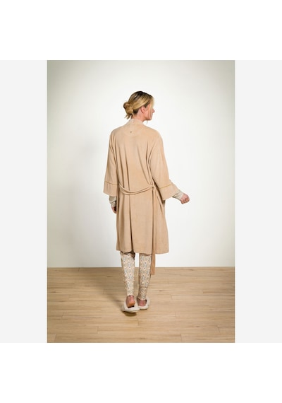 Pip Studio Bej Kadife Kimono