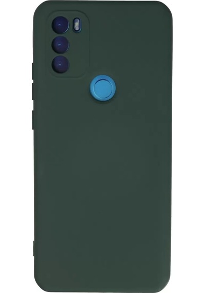 Newface General Mobile Gm 21 Plus Kılıf Nano İçi Kadife Silikon - Koyu Yeşil