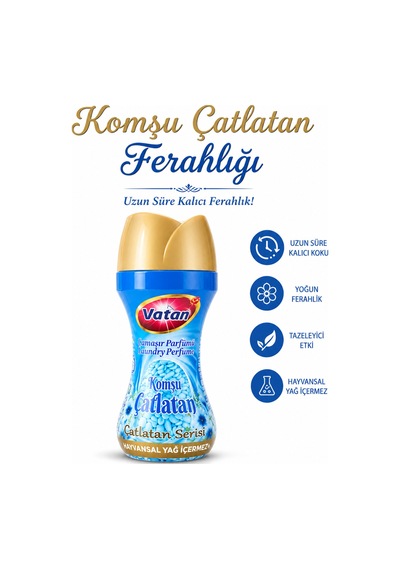 Komşu Çatlatan Granül Çamaşır Parfümü Yoğun Ve Kalıcı Ferahlık Tekli