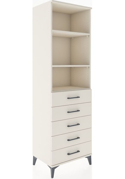 Hyperion Dolap 3 Raflı 5 Çekmeceli 60x44x195 Aytaşı-aytaşı Aytaşı