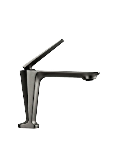 Sensa Kısa Lavabo Bataryası Mat Füme