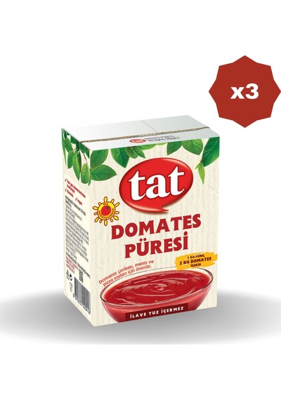 Domates Püresi 1/5 - 3 Adet