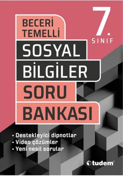 7 Sınıf Sosyal Bilgiler Beceri Temelli Soru Bankası Tudem Yay