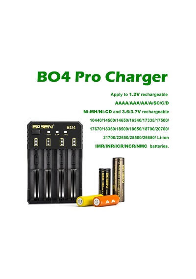 Basen Bo-4 Pro Li-ion / Ni-cd / Ni-mh Pil Şarj Aleti
