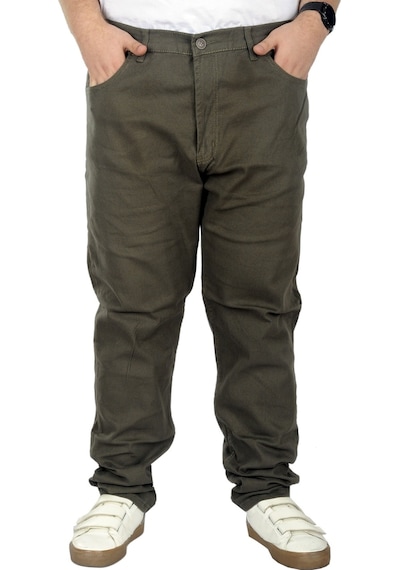 Mode Xl Büyük Beden Erkek Gabardin Pantolon 5 Cep Doğa Classic 22920 Haki 001