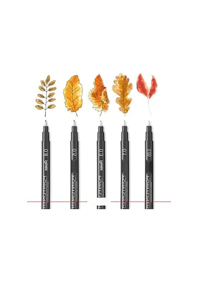 Suya Dayanıklı 0.3 Mm Fineliner Kalem, Siyah