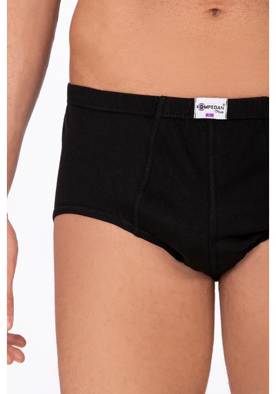 Erkek Süprem Slip Siyah Kompedan K0037-siyah Siyah