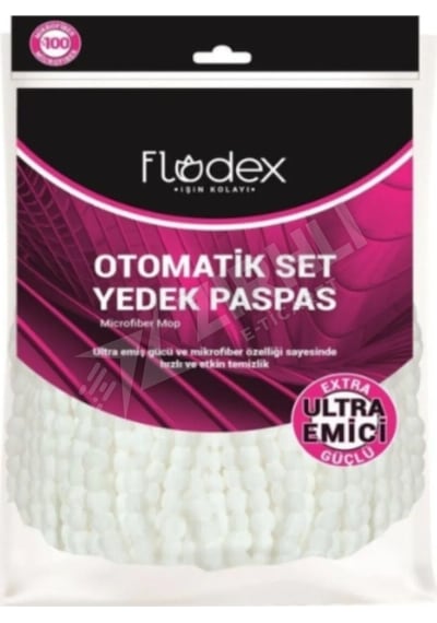 Flodex Mikrofiber Otomatik Temizlik Seti Yedek Mop
