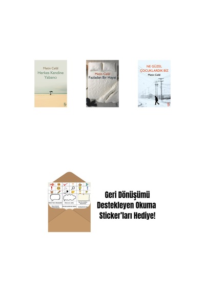 Herkes Kendine Yabancı + Fazladan Bir Hayat + Ne Güzel Çocuklardık Biz + Okuma Sticker'ları