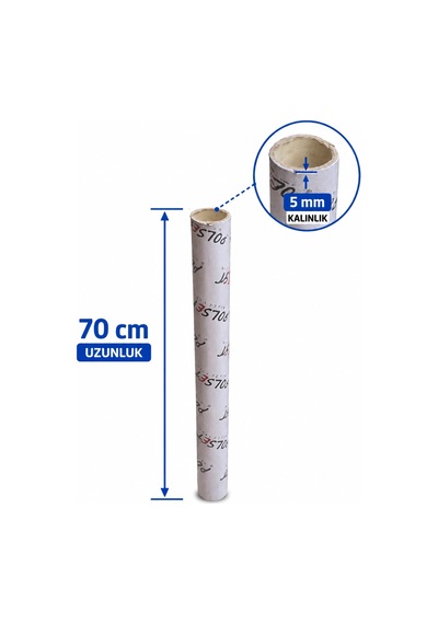 Extra Kalın Karton Koli Rulosu Silindir Karton Tüp Dayanıklı Ambalaj Borusu Poster, Streç, Naylon Sa 05522497