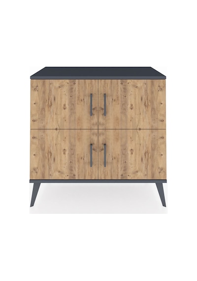 Hyperion Şifonyer 2 Raflı 4 Kapaklı 88x44x80 Antrasit-çam Çam Hyperion Şifonyer 2 Raflı 4 Kapaklı 88x44x80 Antrasit-çam Çam