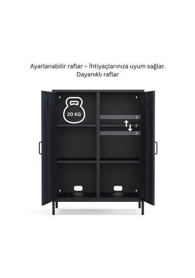 Pera Metal Dolap 2 Kapılı 80,50 X 40 X 109,50 Cm - 9 Renk Seçeneği Bulunmaktadır Ral 7016 Antrasit Pera Metal Dolap 2 Kapılı 80,50 X 40 X 109,50 Cm - 9 Renk Seçeneği Bulunmaktadır Ral 7016 Antrasit