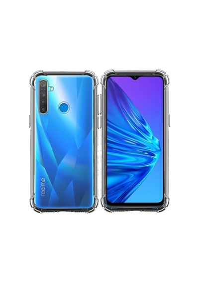 Realme 6i Ultra Ince Şeffaf Airbag Anti Şok Silikon Kılıf Şeffaf