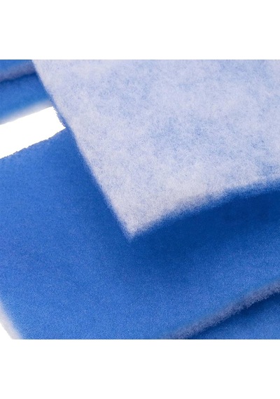 Faf Fresh Air Filter Akvaryum Temizlik Filtresi Mavi Beyaz Elyaf Çift Katmanlı Biyolojik Arıtma Filtre Paketi 20 X 1