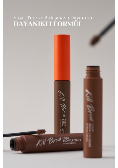Clio Kill Brow Color Brow Lacquer 02 Light Brown