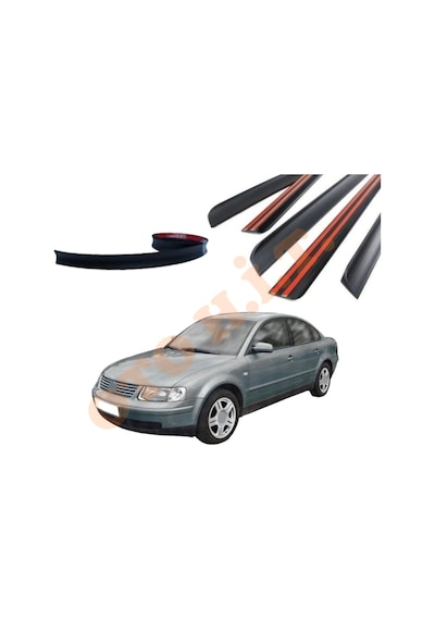 Volkswagen Passat B5 Uyumlu Bagaj Üstü Spoiler Mat Siyah